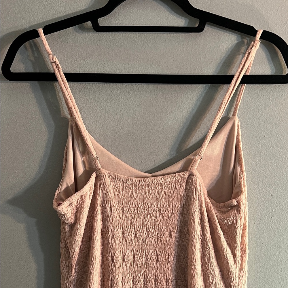 Chic Pink Lace Slip Dress - Picture 4 of 11